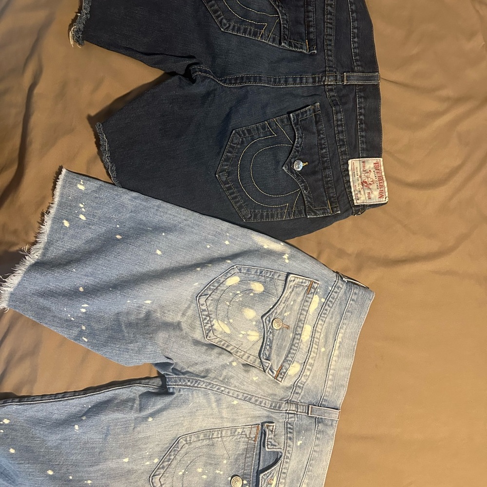 True Religion Men Blue Jeans shorts…… - Picture 6 of 7